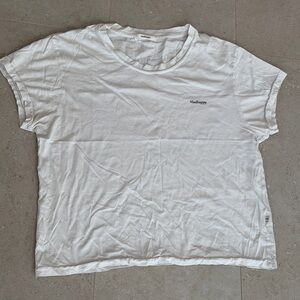 Madhappy White Boxy Crewneck Tee